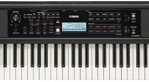 Yamaha 61 Touch Sensitive Keys Portable Keyboard for Beginners with Music Rest, Power Adapter PSR-E383